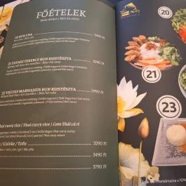 Mây - Vietnámi Étterem (Ferenc körút) Budapest - Étlap/itallap