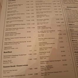 Macesz Bistro Budapest - Étlap/itallap