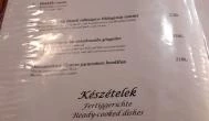 Macska Fogadó étterme Martonvásár - Étlap/itallap