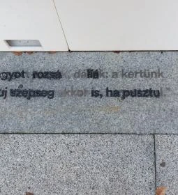 A magyar irodalom tere