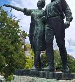 Magyar vendég a kolhozban