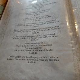 Magyaros Vendéglő Mosonmagyaróvár - Étlap/itallap