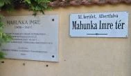 Mahunka Imre szobor, Budapest