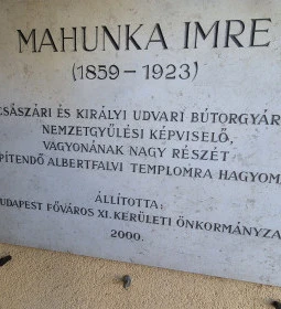 Mahunka Imre szobor
