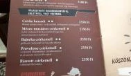 Majorka Kávézó & Söröző Budapest - Étlap/itallap