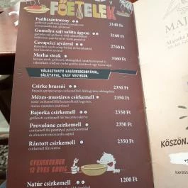 Majorka Kávézó & Söröző Budapest - Étlap/itallap