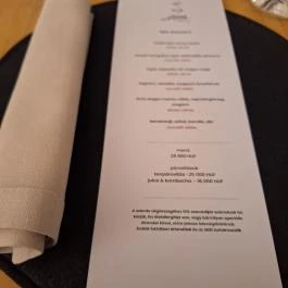 MÁK restaurant Budapest - Étlap/itallap