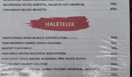 Malom Étterem Baja - Étlap/itallap