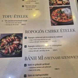 Mama Pho, Budapest - Étlap/itallap