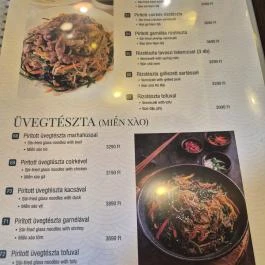 Mama Pho, Budapest - Étlap/itallap