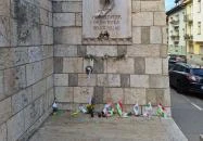 Mansfeld Péter dombormű Budapest