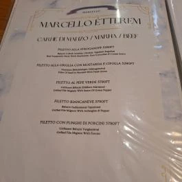 Marcello Étterem Budapest - Étlap/itallap