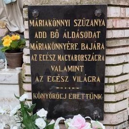Máriakönnye - Vodica kegyhely Baja - Egyéb