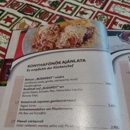 Márvány Étterem , Süttő - Étlap/itallap