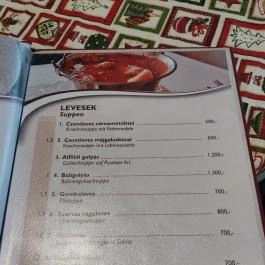 Márvány Étterem , Süttő - Étlap/itallap