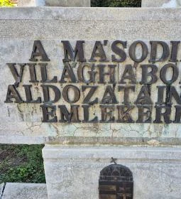 A második világháború áldozatainak emlékére