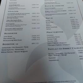 Matild Café & Cabaret Budapest - Étel/ital