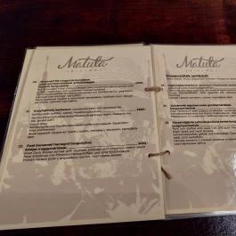 Matula Bistro Budapest - Étlap/itallap