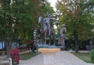 Mátyás király-díszkút Berekfürdő