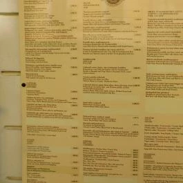 Mátyás Király Vendéglő Pécs - Étlap/itallap