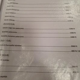 Mátyás Pizzéria & Étterem Balkány - Étlap/itallap