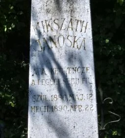 Mauks Ilona és Szontagh Pál nyughelye