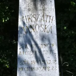 Mauks Ilona és Szontagh Pál nyughelye Horpács - Külső kép