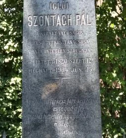 Mauks Ilona és Szontagh Pál nyughelye