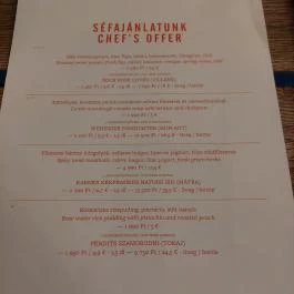 Mazel Tov Budapest - Étlap/itallap