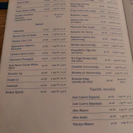 Mazel Tov Budapest - Étlap/itallap