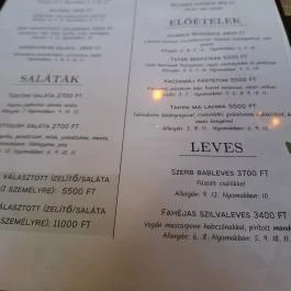 Meat Again Grill & Wine Glutén- és laktózmentes Étterem Budapest - Étlap/itallap