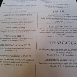 Meat Again Grill & Wine Glutén- és laktózmentes Étterem Budapest - Étlap/itallap