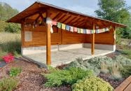 Megvilágosodás sztúpa Becske