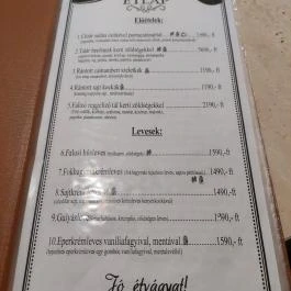 Mekong Restaurant Budapest - Étlap/itallap