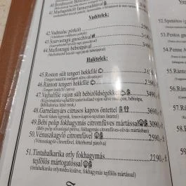 Mekong Restaurant Budapest - Étlap/itallap