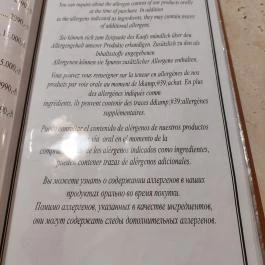 Mekong Restaurant Budapest - Étlap/itallap