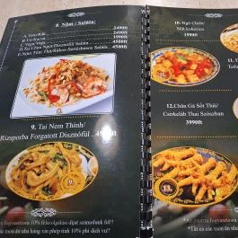 Mekong Restaurant Budapest - Étlap/itallap