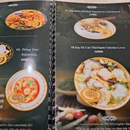 Mekong Restaurant Budapest - Étlap/itallap