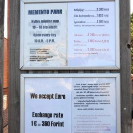 Memento Park Budapest - Egyéb
