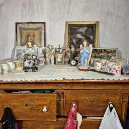 Egy menyasszony stafírungja Terény - Belső