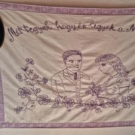 Egy menyasszony stafírungja Terény - Belső