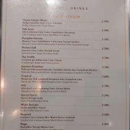 Menza Étterem & Kávézó Budapest - Étlap/itallap