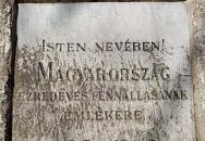 Millenniumi emlékmű Zebegény