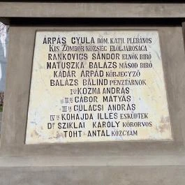 Millenniumi emlékmű, Kiszombor - Egyéb