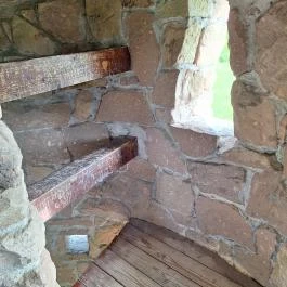 Millenniumi-kilátó Cserépfalu - Belső