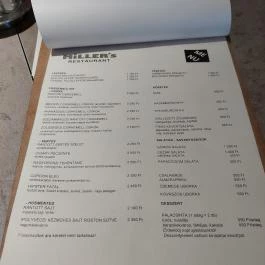 Miller's Inn Étterem, Nagyoroszi - Étlap/itallap