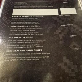 Mischenko Kitchen Budapest - Étlap/itallap