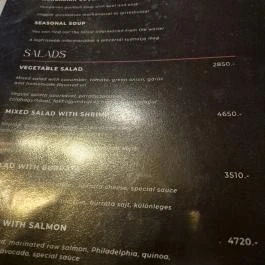 Mischenko Kitchen Budapest - Étlap/itallap