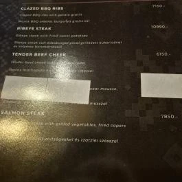 Mischenko Kitchen Budapest - Étlap/itallap