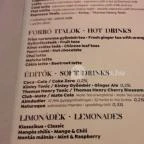 Mitzi. - Kortárs Kávéház & Bár Budapest - Étlap/itallap